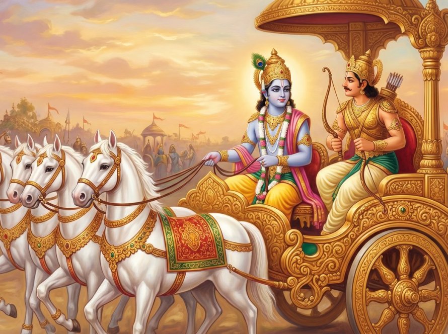 The Mighty Lord Krishna: The Divine Charioteer of the Soul